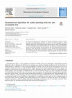 Research paper thumbnail of Parameterized algorithms for stable matching with ties and incomplete lists