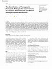 Research paper thumbnail of The Contribution of Therapeutic Horseback Riding to the Improvement of Executive Functions and Self-Esteem Among Children With ADHD