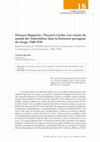 Research paper thumbnail of Discours Rapportés / Discours Cachés: Les visions du monde des Amérindiens dans la littérature portugaise de voyage, 1500-1550