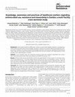 Research paper thumbnail of Knowledge, awareness and practices of healthcare workers regarding antimicrobial use, resistance and stewardship in Zambia: a multi-facility cross-sectional study