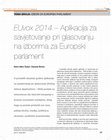 Research paper thumbnail of EUvox 2014 – Aplikacija za savjetovanje pri glasovanju na izborima za Europski parlament