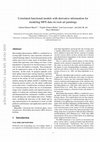 Research paper thumbnail of Correlated functional models with derivative information for modeling MFS data on rock art paintings