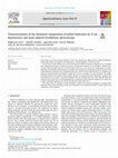 Research paper thumbnail of Characterization of the elemental composition of Polish banknotes by X-ray fluorescence and laser-induced breakdown spectroscopy