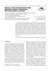 Research paper thumbnail of Recovery of Acrylic Acid Using Calcium Peroxide Nanoparticles: Synthesis, Characterisation, Batch Study, Equilibrium, and Kinetics