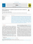 Research paper thumbnail of Effect of temperature on equilibria for physical and reactive extraction of protocatechuic acid