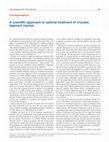 Research paper thumbnail of A scientific approach to optimal treatment of cruciate ligament injuries