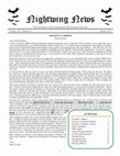 Research paper thumbnail of Nightwing News The Newsletter of the Southeastern Bat Diversity Network