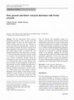 Research paper thumbnail of Past, present and future research directions with Pichia anomala