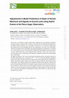 Research paper thumbnail of Adjustments to Model Predictions of Depth of Shower Maximum and Signals at Ground Level using Hybrid Events of the Pierre Auger Observatory