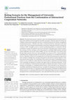 Research paper thumbnail of Betting Scenario for the Management of University Professional Practices from the Conformation of Intersectoral Cooperation Networks