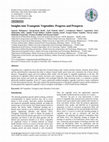 Research paper thumbnail of Insights into Transgenic Vegetables: Progress and Prospects