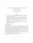 Research paper thumbnail of Time-inconsistent multistage stochastic programs: Martingale bounds