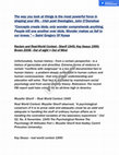 Research paper thumbnail of II McDougall - Racism and Real-World Context - Is Modern Materialist psychology facilitating scapegoating & racism? There is truth to the maxim - Out of sight, out of mind! Sherif 1945; Kay Deaux 1990; Brown 2008 - Out of sight = Out of Mind