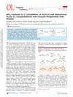 Research paper thumbnail of BPh3-Catalyzed [2+3] Cycloaddition of Ph3PCCO with Aldonitrones: Access to 5-Isoxazolidinones with Exocyclic Phosphonium Ylide Moieties