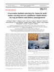 Research paper thumbnail of Overwinter habitat selection by Antarctic krill under varying sea-ice conditions: implications for top predators and fishery management