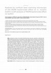 Research paper thumbnail of Analysis by confocal laser scanning microscopy of the MDPB bactericidal effect on S. mutans biofilm CLSM analysis of MDPB bactericidal effect on biofilm