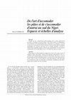 Research paper thumbnail of De l’art d’accommoder les pâtes: Espaces sociaux et échelles d’analyse au Niger