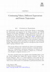 Research paper thumbnail of Continuing Values, Different Expressions and Future Trajectories