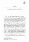 Research paper thumbnail of Pivotal Issues in Pivotal Times