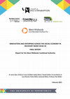 Research paper thumbnail of Innovation and Enterprise Across the Social Economy in Recovery from COVID-19