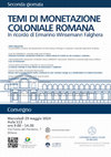 Research paper thumbnail of Conference on Roman Colonial Coinage. Second day