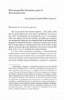 Research paper thumbnail of Historiografías feministas para la descolonización