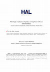 Research paper thumbnail of Strategic Analysis of Petty Corruption with an Intermediary