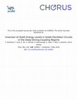 Research paper thumbnail of Inversion of Qubit Energy Levels in Qubit-Oscillator Circuits in the Deep-Strong-Coupling Regime