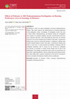 Research paper thumbnail of Effects of February 6, 2023 Kahramanmaraş Earthquakes on Housing Preferences vis-à-vis Sociology of Disasters