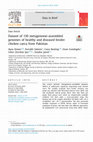 Research paper thumbnail of Dataset of 130 metagenome-assembled genomes of healthy and diseased broiler chicken caeca from Pakistan