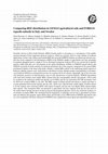 Research paper thumbnail of Comparing REE distribution in GEMAS agricultural soils and FOREGS topsoils-subsoils in Italy and Sweden