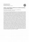 Research paper thumbnail of GEMAS-Tin and Tungsten: possible sources of enriched concentrations in soils in European countries