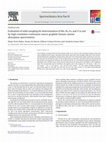 Research paper thumbnail of Evaluation of solid sampling for determination of Mo, Ni, Co, and V in soil by high-resolution continuum source graphite furnace atomic absorption spectrometry