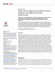 Research paper thumbnail of Breast cancer diagnosis by analysis of serum N-glycans using MALDI-TOF mass spectroscopy