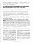 Research paper thumbnail of On-Surface Hydrogenation of Buckybowls: From Curved Aromatic Molecules to Planar Non-Kekulé Aromatic Hydrocarbons