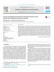 Research paper thumbnail of Pricing and hedging of guaranteed minimum benefits under regime-switching and stochastic mortality