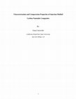 Research paper thumbnail of Characterization and compression properties of injection molded carbon nanotube composites