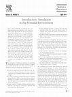 Research paper thumbnail of Introduction: Simulation in the Perinatal Environment