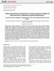 Research paper thumbnail of Yields and Nutrient Concentrations in Above ground Dry Matter of Rain-Fed Rice as Affected by Nutrient Deficiencies