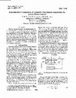 Research paper thumbnail of Experimental comparison of adaptive cancellation algorithms for active noise control