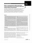 Research paper thumbnail of EZH2 Is Overexpressed in BRCA1-like Breast Tumors and Predictive for Sensitivity to High-Dose Platinum-Based Chemotherapy