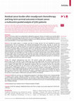 Research paper thumbnail of Residual cancer burden after neoadjuvant chemotherapy and long-term survival outcomes in breast cancer: a multicentre pooled analysis of 5161 patients