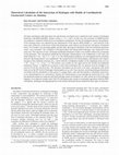 Research paper thumbnail of Theoretical Calculation of the Interaction of Hydrogen with Models of Coordinatively Unsaturated Centers on Alumina