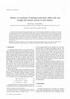 Research paper thumbnail of Absence of correlation of hydrogen bond donor ability with acid strength and catalytic activity of acid catalysts