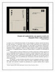 Research paper thumbnail of Postales del confinamiento, una apuesta creativa de Alejandro Meter vuelta memoria. docx