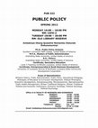 Research paper thumbnail of MACROECONOMICS & PUBLIC POLICY SYLLABI TUMAINI UNIVERSITY TANZANIA EAST AFRIKA 2012