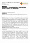 Research paper thumbnail of Application of Biohydrometallurgy to Copper Mining in Zambia: Prospects and Opportunities