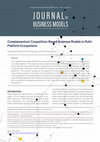 Research paper thumbnail of Complementors’ coopetition-based business models in multiplatform ecosystems