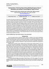 Research paper thumbnail of Implementation of the Proud Papua Policy (Building Prosperous Papua's Generations and Families) in Asmat Regency, Papua Province