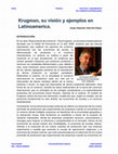 Research paper thumbnail of Krugman su visión y ejemplos en Latinoamérica